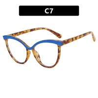 Monture de lunettes optiques œil de chat pour femmes, monture en PC compatible avec les verres en PC, monture de lunettes tendance pour femmes