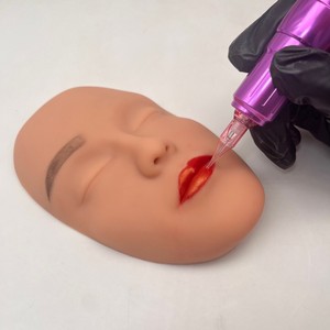 Piel de Práctica de Silicona para PMU, Rostro Realista para Prácticas de Maquillaje, Tabla de Práctica Reutilizable, Modelo de Entrenamiento para Artistas de Microblading y Salones - Product Image 2