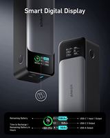 Anker 737 Power Bank (PowerCore 24K) Chargeur portable haute capacité 24000mAh 3 ports avec sortie 140W Affichage numérique intelligent
