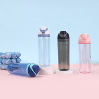 Transparante PC-plastic fruitbeker Buitenkantoor Sportdrank met grote capaciteit Lekvrij Rietje voor tweeërlei gebruik Modern minimalisme