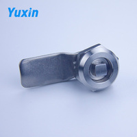 Serrure de porte de transport en acier inoxydable 304, serrure à came à quart de tour, durable, haute sécurité, argent poli