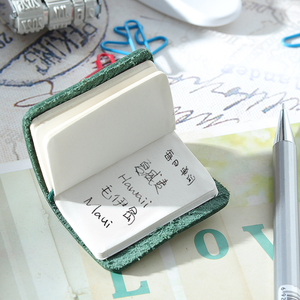 Carnet de notes mini <span class=keywords><strong>TN</strong></span> simple pour le bureau, carnet de notes mignon et coloré en cuir véritable, carnet de notes de voyage de luxe portable - Product Image 4