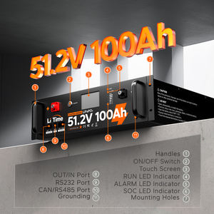 Прямая поставка со складов США и ЕС: LiTime 51.2V 100Ah ComFlex Edition — серверная аккумуляторная батарея LiFePO4 для стоек с коммуникацией CAN/RS485 - Product Image 2