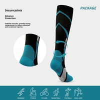 Chaussettes de compression en nylon pour la course en extérieur – Chaussettes ODM absorbant la transpiration