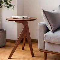 Table basse et table d'appoint rondes en bois, style moderne et luxueux, durables, ensemble de meubles de salon neufs et abordables
