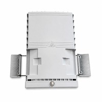 Boîtier de distribution fibre optique FTTH 12 ports IP65 en PC/ABS, montage mural/sur poteau, étanche, boîtier terminal FDB avec répartiteur PLC 1x8 et adaptateur SC