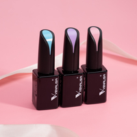 Venalisa 15ml 3pcs/set Kit de vernis à ongles en gel pour nail art, vernis à ongles en gel pour manucure, vernis émail laqué couleur, ensembles de vernis à ongles en gel UV LED