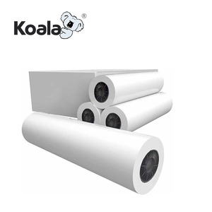 Rouleau de <span class=keywords><strong>papier</strong></span> de liaison de dessin de traceur de CAO blanc de <span class=keywords><strong>haute</strong></span> <span class=keywords><strong>qualité</strong></span> d'usine 80g - Product Image 1