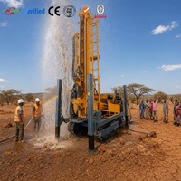 Foreuse hydraulique sur chenilles PLE350 la plus vendue, machine de forage portable DTH 350M à double usage