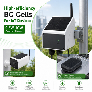カスタム形状小型ソーラーパネル 5V 6V 9V <span class=keywords><strong>12V</strong></span> ミニPVモジュール 0.5W 1W 2W 3W 5W ETFEソーラーパネル IoT製品用 - Product Image 2