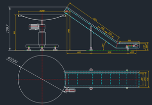 Table de travail motorisée rotative de 1,0 m, 1,2 m, 1,5 m pour l'accumulation et le ramassage des paquets, idéale pour la fin de ligne d'emballage - Product Image 3