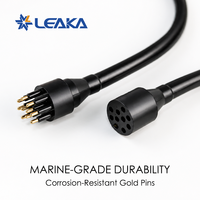 Conector Circular Submarino Enchufable de 10 Pines, Impermeable IP69K, para ROV/AUV Subacuático, IL10M IL10F, Pines de Cobre, Potencia Nominal de 10A