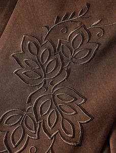 Venta al por mayor 2025 de moda de las mujeres de negocios de oficina desgaste bordado asimétrico Blazer envuelto marrón - Product Image 5