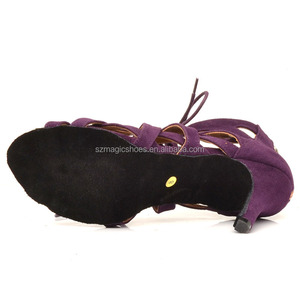 Stivaletti da ballo <span class=keywords><strong>viola</strong></span> Wedopus con tacco - Product Image 3