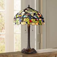Pabrik Sensmuel China Grosir Kaca Patri Kustom Pola Bunga Hewan Lampu Kaca Warna LED Gaya Eropa Retro