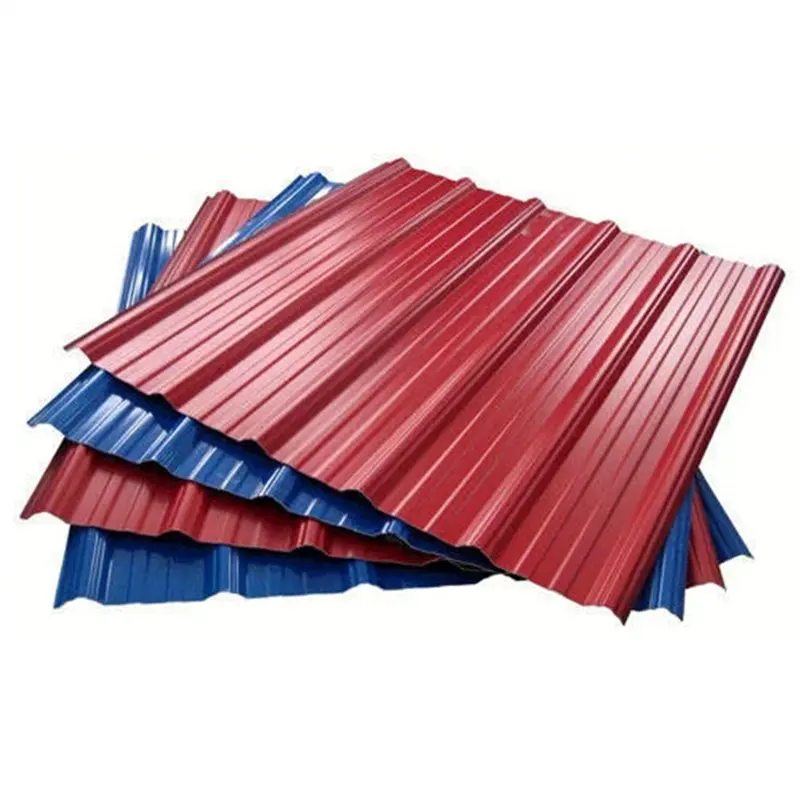 Hot Sales Thickness 0.2mm 0.6mm Corrugated Board PPGI PPGL Color Painted Roof Panel Metal Steel Roofing Sheet