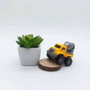 Véhicules d'ingénierie pour garçons à grandes roues et grandes dimensions, quatre types : excavatrices, bétonnières, grues, fabriqués en plastique durable - Product Image 3