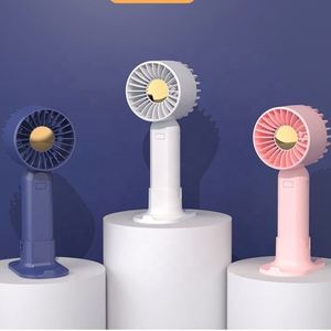 Factory Wholesale New Arrival Portable <b>Table</b> With Phone Holder Usb Rechargeable Pocket Handheld Mini Fan - Product Image 2