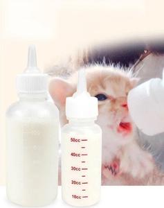 Puppy sữa con chó điều dưỡng chai Bộ dụng cụ thay thế núm vú Pet ăn chai cho trẻ sơ sinh động vật - Product Image 2