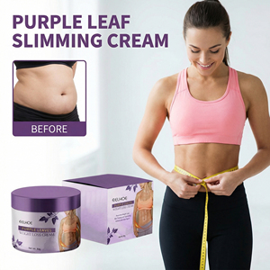 Crème corporelle amincissante <span class=keywords><strong>et</strong></span> raffermissante au collagène Purple Leaf, marque propre, pour massage abdominal – Nouveauté ! - Product Image 3