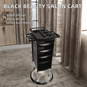 Mueble para salón de belleza - tienda de peluquería - estantería multifuncional tipo cajón - mueble de peluquería móvil - salón - Product Image 2