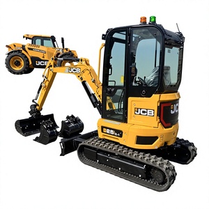 Original Used JCB 25Z-1 Mini Crawler Excavator Yellow Track Mounted 0.06m Bucket Capacity High Digging Power - Product Image 1