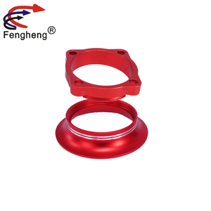 Yüksek kaliteli 25x2 5mm/30x30mm <span class=keywords><strong>Model</strong></span> araba yarışı araba Motor radyatör hava girişi kaput kırmızı Metal Fan kapak - Product Image 4