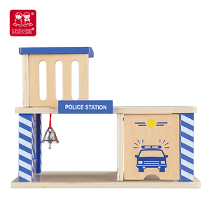 Logo personalizzabile giocattolo in legno Set educativo ruolo gioco della <span class=keywords><strong>stazione</strong></span> di <span class=keywords><strong>polizia</strong></span> per i bambini - Product Image 2