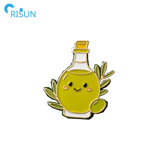 Factory Enamel Badge Pin <strong>Olive</strong> <strong>Tree</strong> Custom Metal Logo <strong>Olive</strong> Branches Oil Enamel Pin Brooch Cartoon <strong>Olive</strong> You Zaytoun Lapel Pin - Product Image 2