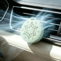 Diffuseur de parfum pour voiture et armoire, design ajouré chinois, aromathérapie orientale, à clipser sur grille d'aération, parfum personnalisé