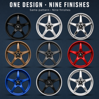 Jantes forgées profondes bleues 5 Y 3 pièces 20 21 pouces 5x114.3 6061-T6 pour Audi, jantes personnalisées, directement de l'usine, alliage sport luxe