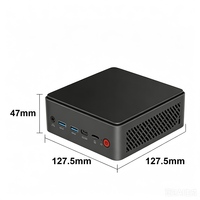 Mini Computadora de Alto Rendimiento con IA Integrada, Core I3 1215U/I5 1235U, con Ventilador, HD, DP, Tipo-C, Thunderbolt 4, Windows 11 Enterprise, Mini PC para Oficina