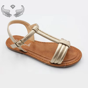 Sandalias planas con suela de goma suave antideslizante con punta abierta, zapatos de gladiador romano informales para mujer, productos de verano, tendencia - Product Image 1