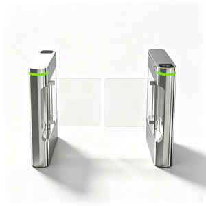 Torniquete Automático de Acero Inoxidable con Reconocimiento Facial, Control de Acceso Antipinzamiento, Bidireccional, IP54, Barrera para Fábrica u Oficina - Product Image 1
