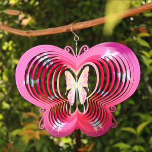 Ball 3D Rotating Metal Outdoor <b>Garden</b> Hanging Decoration - Product Image 6