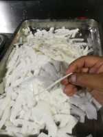 Daqiao Industriële Kokosnoot Snijmachine/Kokosnoot Snijmachine/Commerciële Fruitsnijder Fabriek Directe Verkoop
