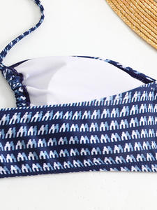 섹시한 수영복 비키니 Trajes 드 바노 로파 드 플라 야 3 조각 짧은 원피스 수영복 아시아 여성 - Product Image 4