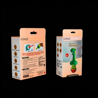 Boîte d'emballage personnalisée en PVC recyclable et écologique pour jouets d'enfants, design pliable, revêtement UV, options transparentes/givrées