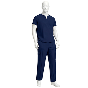 Conjunto de Uniforme Médico Unisex Delgado, Pantalones Rectos, Bata Quirúrgica Transpirable, Ropa de Trabajo para Médico/Enfermera, En Stock - Product Image 3