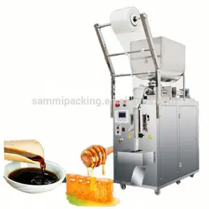 Machines d'emballage multifonctionnelles 5-50ml Machine de remplissage de sachets de ketchup au miel Machine à emballer les sachets de sauce à la pâte de tomate