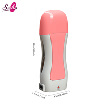 Chauffe-cire roll-on double face pour usage domestique, kit d'épilation avec thermostat électronique pour le nez, les mains, le corps, les pieds et la tête