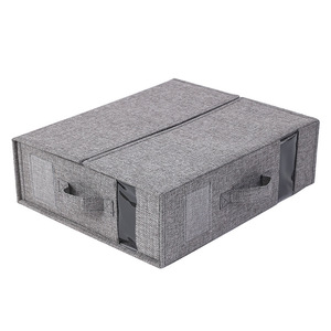 Ga Trải Giường hộp lưu trữ có thể gập lại di động tủ quần áo phòng ngủ Quilt Bìa sắp xếp vải giường bốn mảnh lưu trữ - Product Image 5