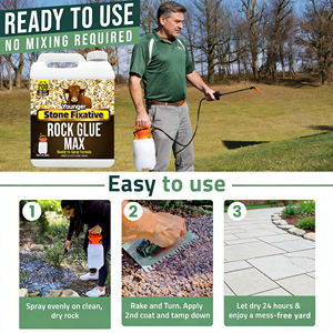 Colle transparente pour paillis de jardin, utilisée pour fixer les pierres sur liant de gravier en résine, colle à roche pour aménagement paysager - Product Image 3