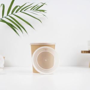 Couvre-bols en plastique PP jetables transparents personnalisés avec logo imprimé - Product Image 4