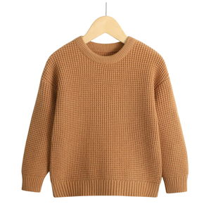 Pulls d'hiver écologiques anti-boulochage grande taille anti-rétrécissement col rond respirants en mélange polyester/coton pour garçons - Product Image 6