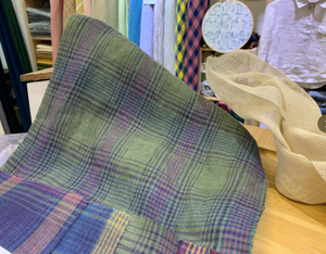 New style 100% puro lino Plaid <span class=keywords><strong>dama</strong></span> tessuti tessuti camicia <span class=keywords><strong>da</strong></span> uomo lino produttori all'ingrosso per uniformi scolastiche - Product Image 3