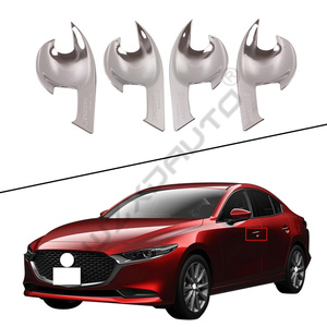 Kit carrosserie WZXD, kit extérieur complet chromé, accessoires, cadre de poignée, cadre de lampe, 2020 pour 3 Axela Hatchback - Product Image 4