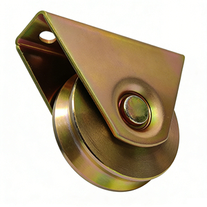 Roulettes en acier au carbone doré <span class=keywords><strong>pour</strong></span> <span class=keywords><strong>porte</strong></span> de garage <span class=keywords><strong>coulissante</strong></span>, design Abalone, antirouille, durables, à faible bruit, <span class=keywords><strong>pour</strong></span> rails coulissants - Product Image 6