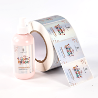 Étiquettes cosmétiques personnalisées de luxe, étiquettes holographiques 3D avec vernis UV, autocollants pour cadeaux d'anniversaire, bouteilles, directement de l'usine