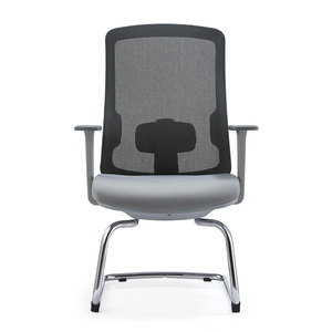 เก้าอี้สำนักงานสไตล์ร่วมสมัยเก้าอี้ห้องประชุมตาข่ายสำหรับแขกพร้อมวัสดุผ้าสำหรับห้องรอหรือประชุม - Product Image 2